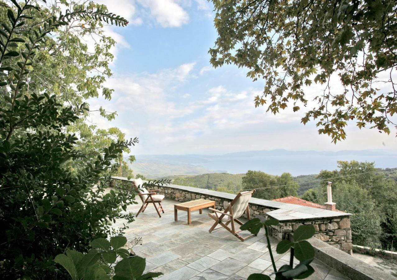 Pelion Belvedere - The Modern Cottage 维兹伊萨 外观 照片